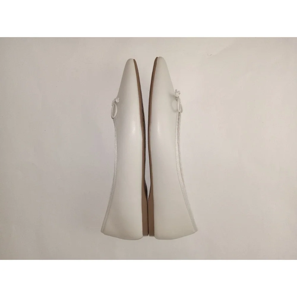 Birdies Womens Size 9 Goldfinch Ecru Off White‎ Pointed Toe Flats Leather